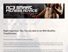 Tablet Screenshot of nc3fitness.com